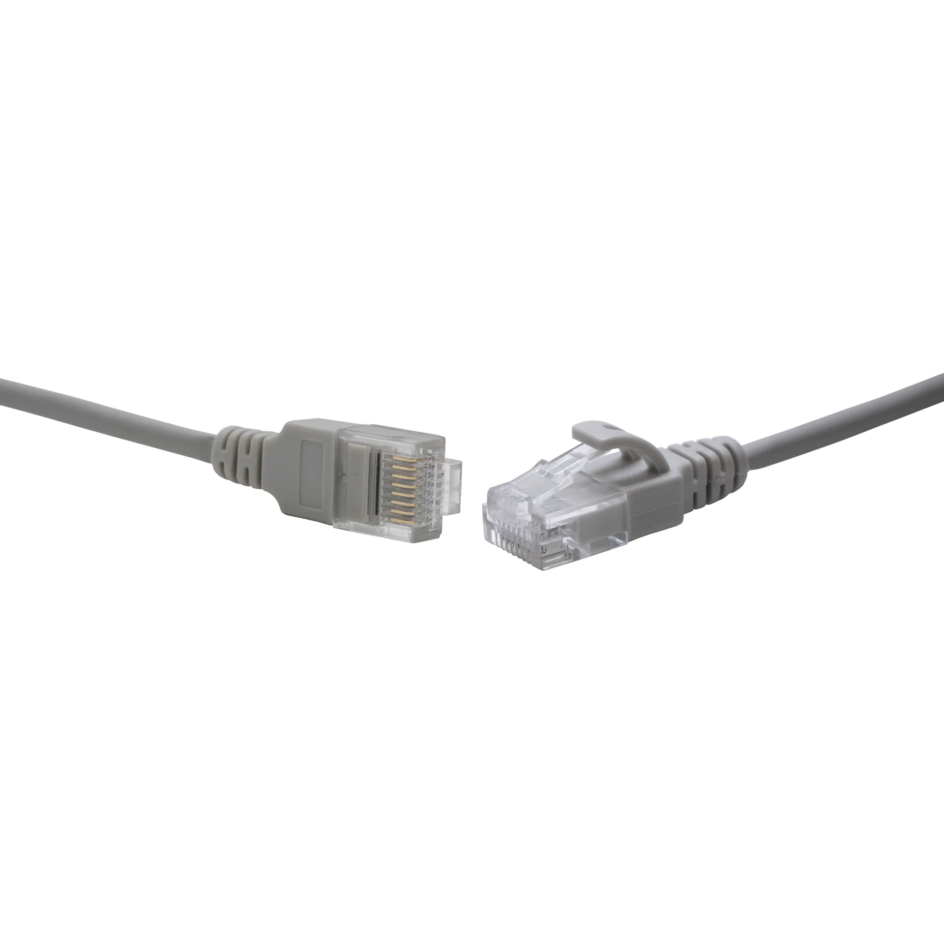 Коммутационный шнур U/UTP 4-х парный cat.6 0.5м LSZH серый (диаметр 3,8 мм)